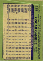 1982 O-Pee-Chee Oscar Gamble #229