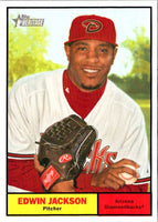 2010 Topps Heritage Edwin Jackson #205