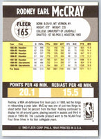 1990 Fleer Rodney McCray #165
