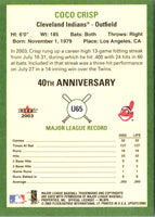 2003 Fleer Tradition Update Coco Crisp #65