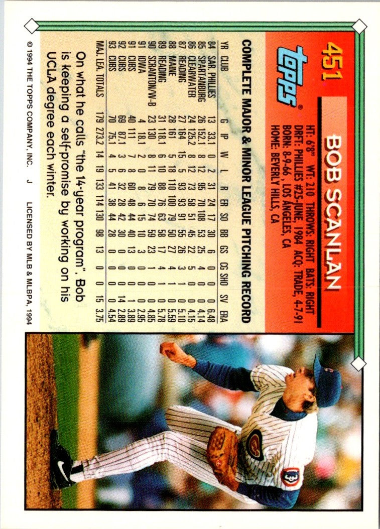 1994 Topps Bob Scanlan