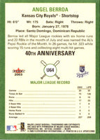 2003 Fleer Tradition Update Angel Berroa #64