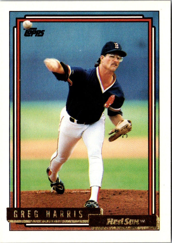 1992 Topps Greg Harris #468