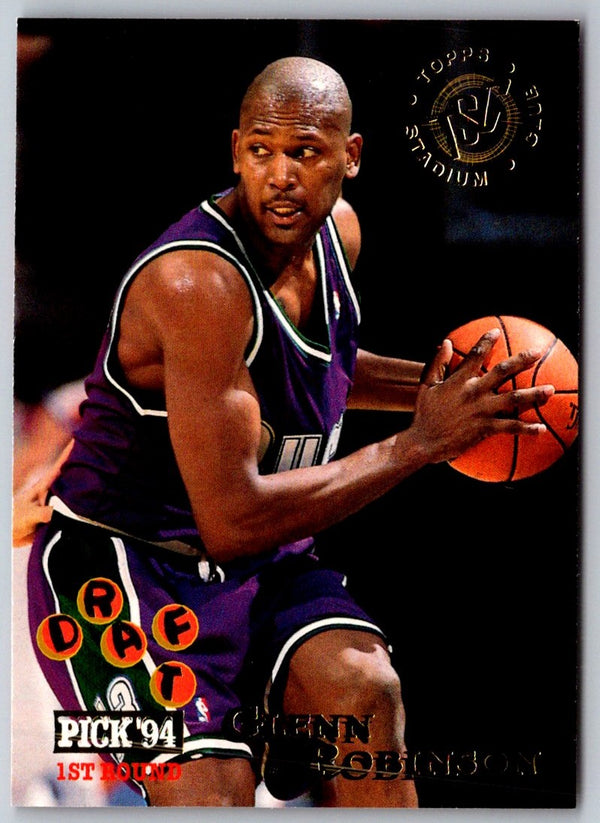 1994 Stadium Club Glenn Robinson #183 Rookie