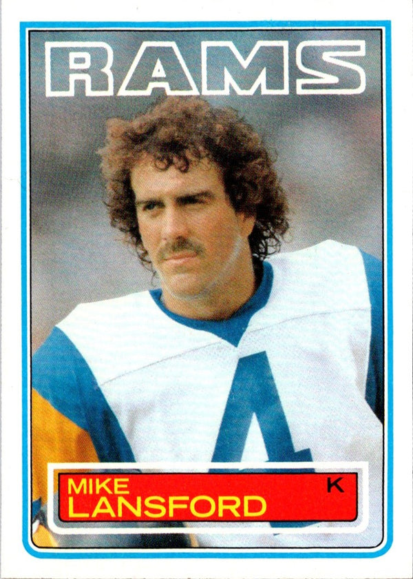 1983 Topps Mike Lansford #93 Rookie EX