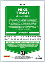 2020 Donruss Mike Trout #129A
