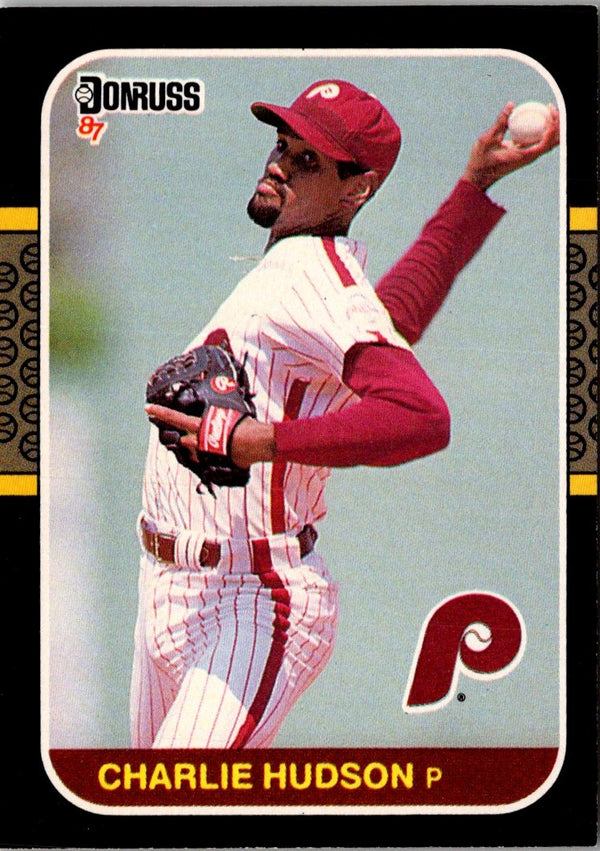 1987 Donruss Charlie Hudson #630