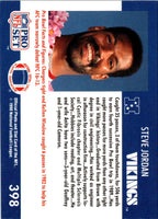 1990 Pro Set Steve Jordan #398