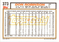 1992 Topps Don Robinson #373