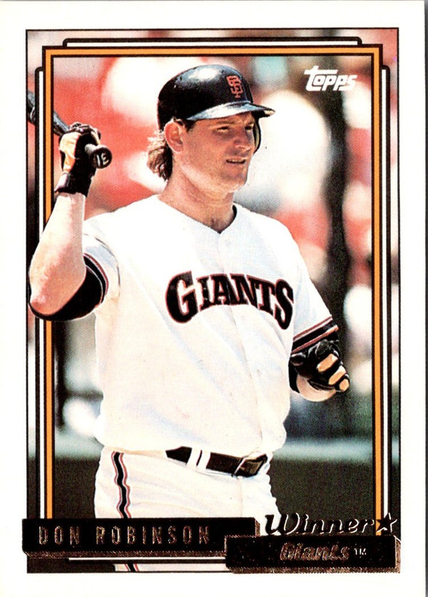 1992 Topps Don Robinson #373