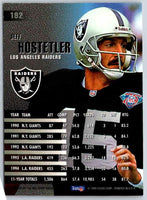 1995 Fleer Jeff Hostetler #192