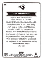 2012 Topps Magic Sam Bradford #24
