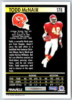 1991 Pinnacle Todd McNair #178