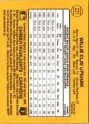 1987 Leaf Willie Upshaw