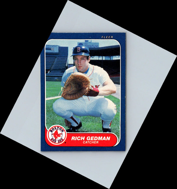 1986 Fleer Carlton Fisk/Rich Gedman #643