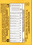 1987 Leaf Marty Barrett