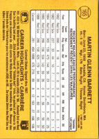 1987 Leaf Marty Barrett #165