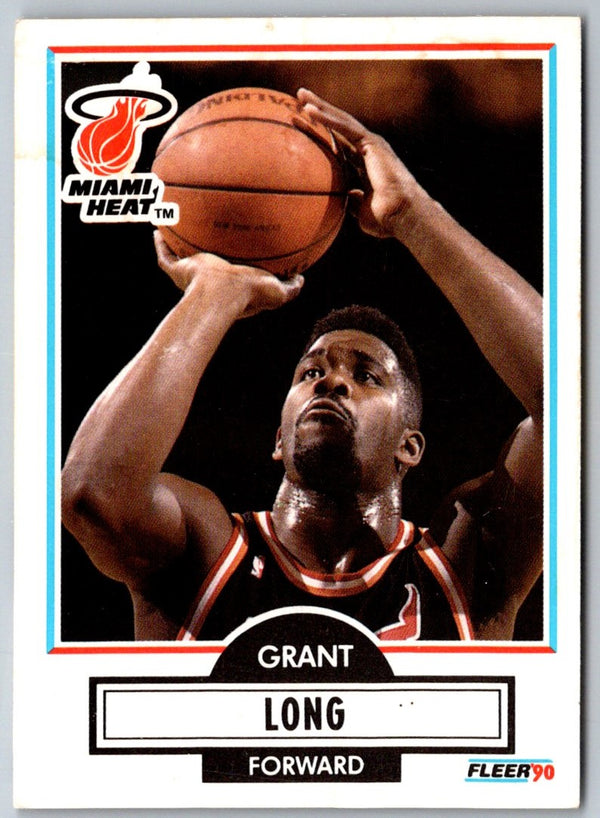 1990 Fleer Grant Long #100