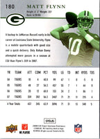 2008 Upper Deck First Edition Matt Flynn #180 Rookie