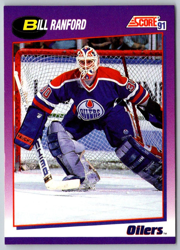 1991 Score Bill Ranford #30