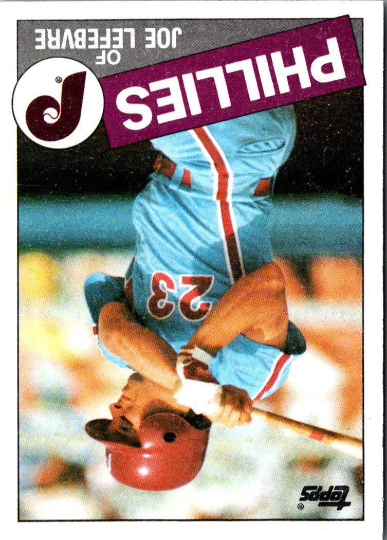 1985 Topps Joe Lefebvre