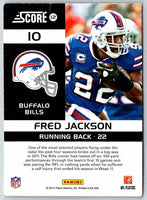 2012 Score Fred Jackson #10