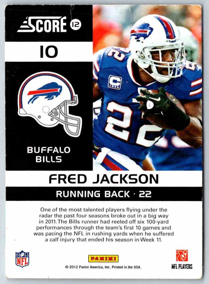 2012 Score Fred Jackson