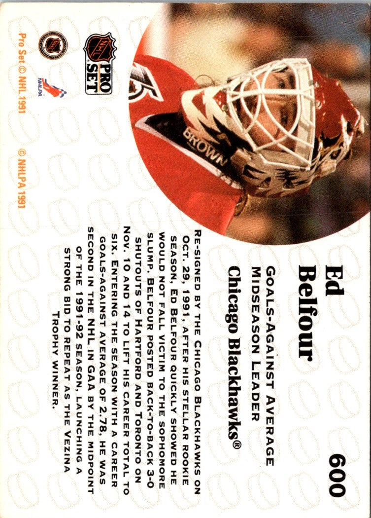 1991 Pro Set Ed Belfour