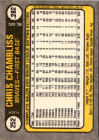1981 Fleer Chris Chambliss #252