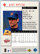 1999 Upper Deck Black Diamond Paul Molitor