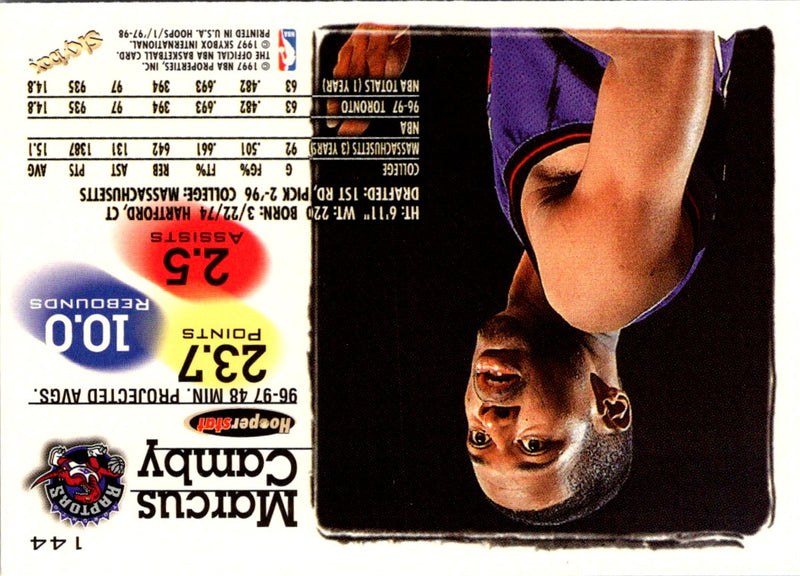1997 Hoops Marcus Camby