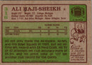 1984 Topps Ali Haji-Sheikh