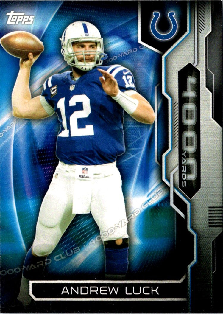 2015 Topps 4000 Yard Club Andrew Luck