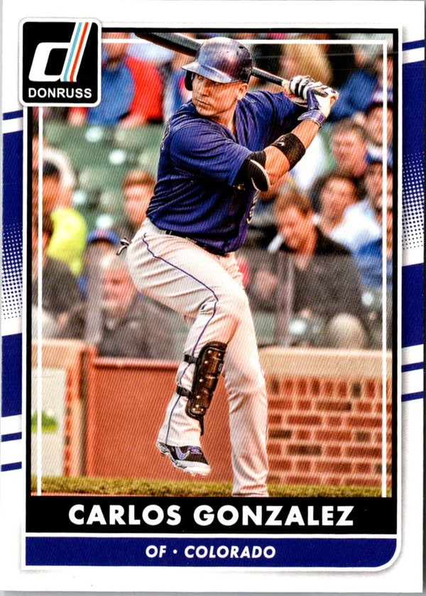 2016 Donruss Carlos Gonzalez #71