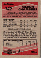 1989 Topps Shawn Chambers #142 Rookie