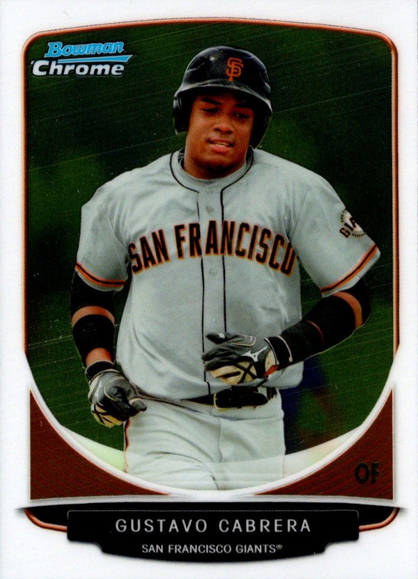 2013 Bowman Chrome Prospects Gustavo Cabrera #BCP136