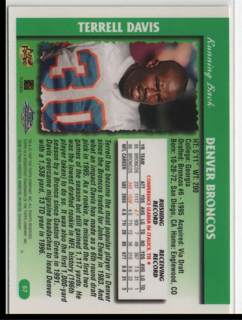 1997 Topps Chrome Terrell Davis