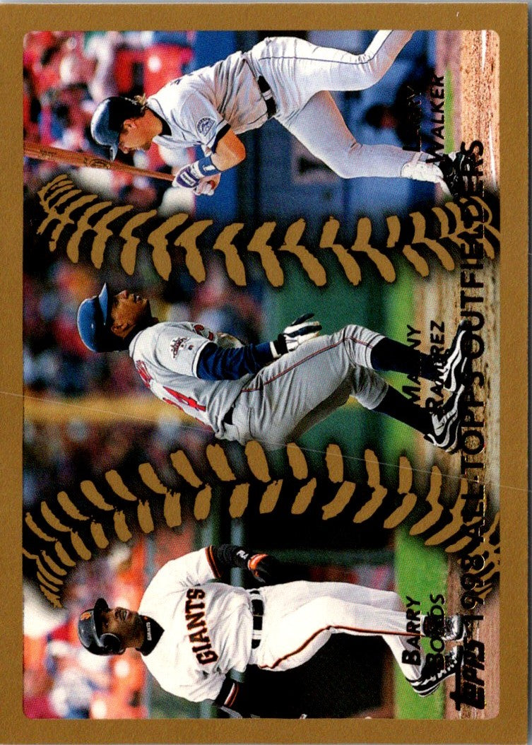 1999 Topps Barry Bonds/Manny Ramirez/Larry Walker