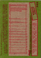 1985 Topps Larry Gura #595