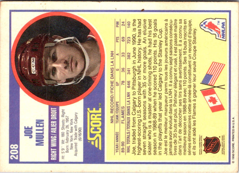 1990 Score Joe Mullen