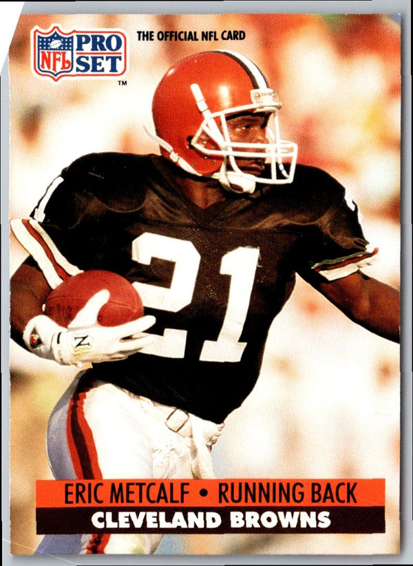 1991 Pro Set Eric Metcalf #42