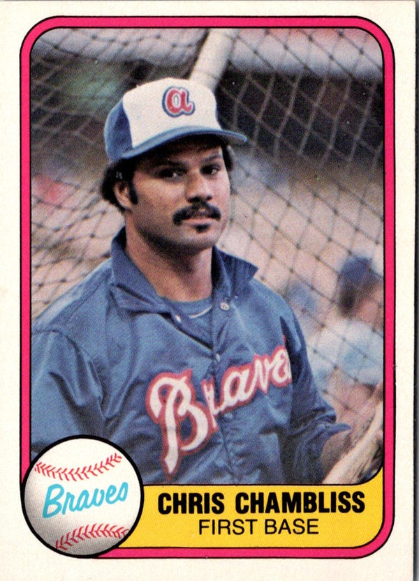 1981 Fleer Chris Chambliss #252