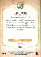 2018 Topps Gypsy Queen Jed Lowrie #101