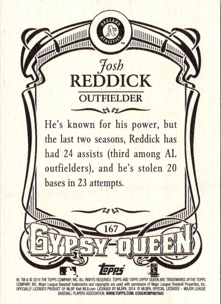 2014 Topps Gypsy Queen Josh Reddick