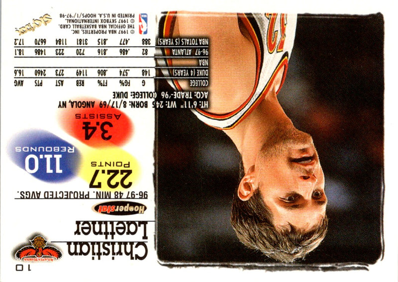 1997 Hoops Christian Laettner