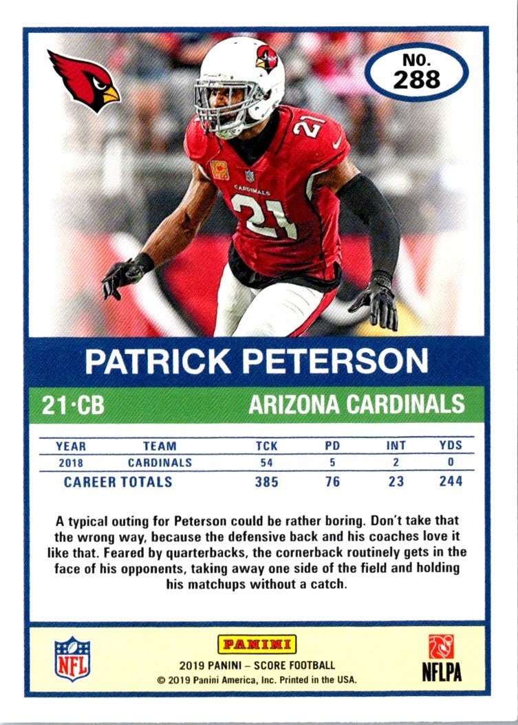 2019 Score Patrick Peterson