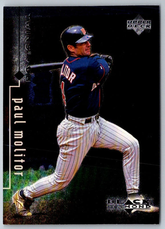 1999 Upper Deck Black Diamond Paul Molitor #48