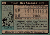 1980 Topps Bob Apodaca #633