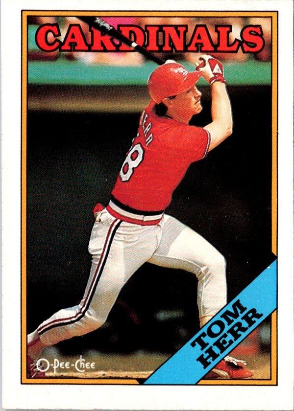 1988 O-Pee-Chee Tom Herr #310