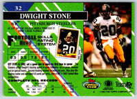 1991 Topps Stadium Club Football Dwight Stone #32